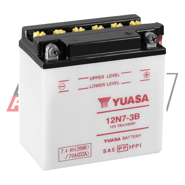Batterie Moto Yuasa 12N7-3B 12V 7Ah